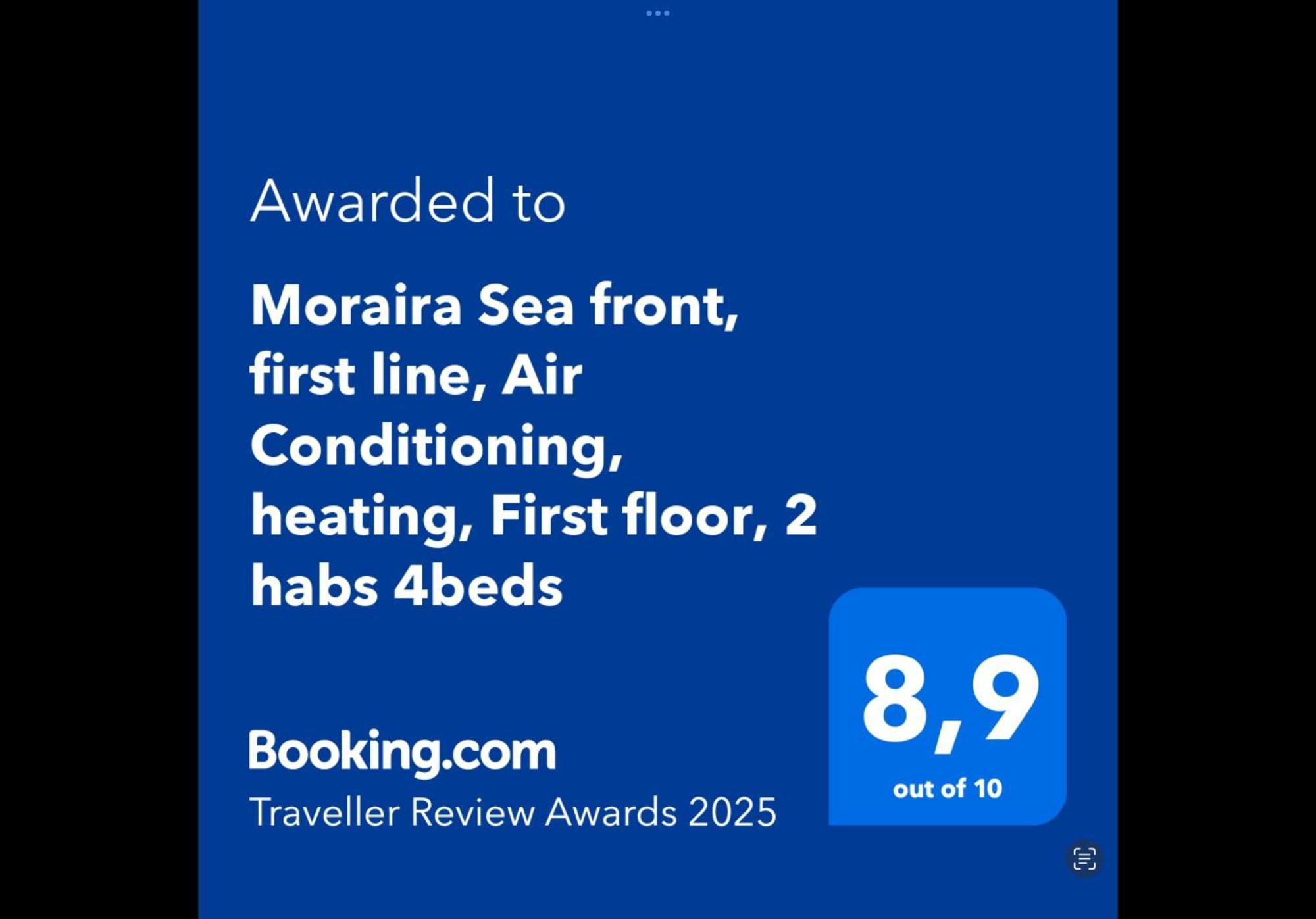 Moraira Sea Front, First Line, Air Conditioning, Heating, First Floor, 2 Habs 4Beds Екстериор снимка